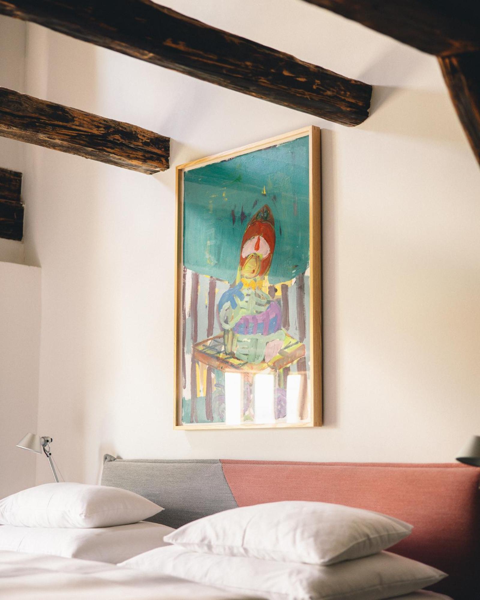 Kai 36 - Hotel Zwischen Fels Und Fluss Graz Eksteriør billede A painting by the artist